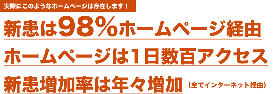 実際にこのような動物病院ホームページは存在します！